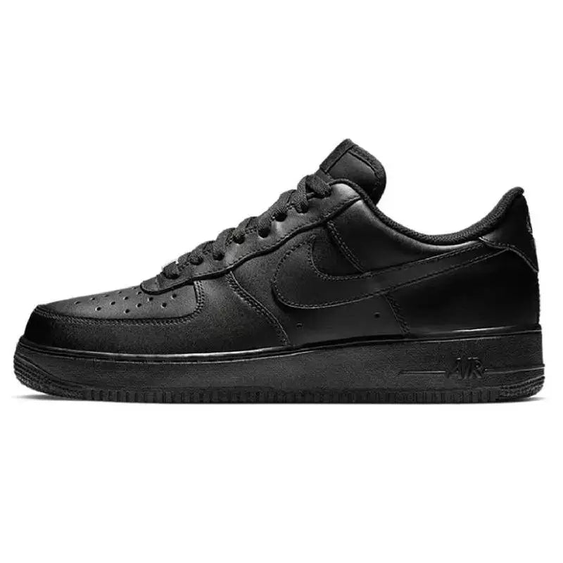 【Customize】Nike Air Force 1 Skateboarding Shoes Unisex Low-top Black/Red Sneakers shoes CW2288-001